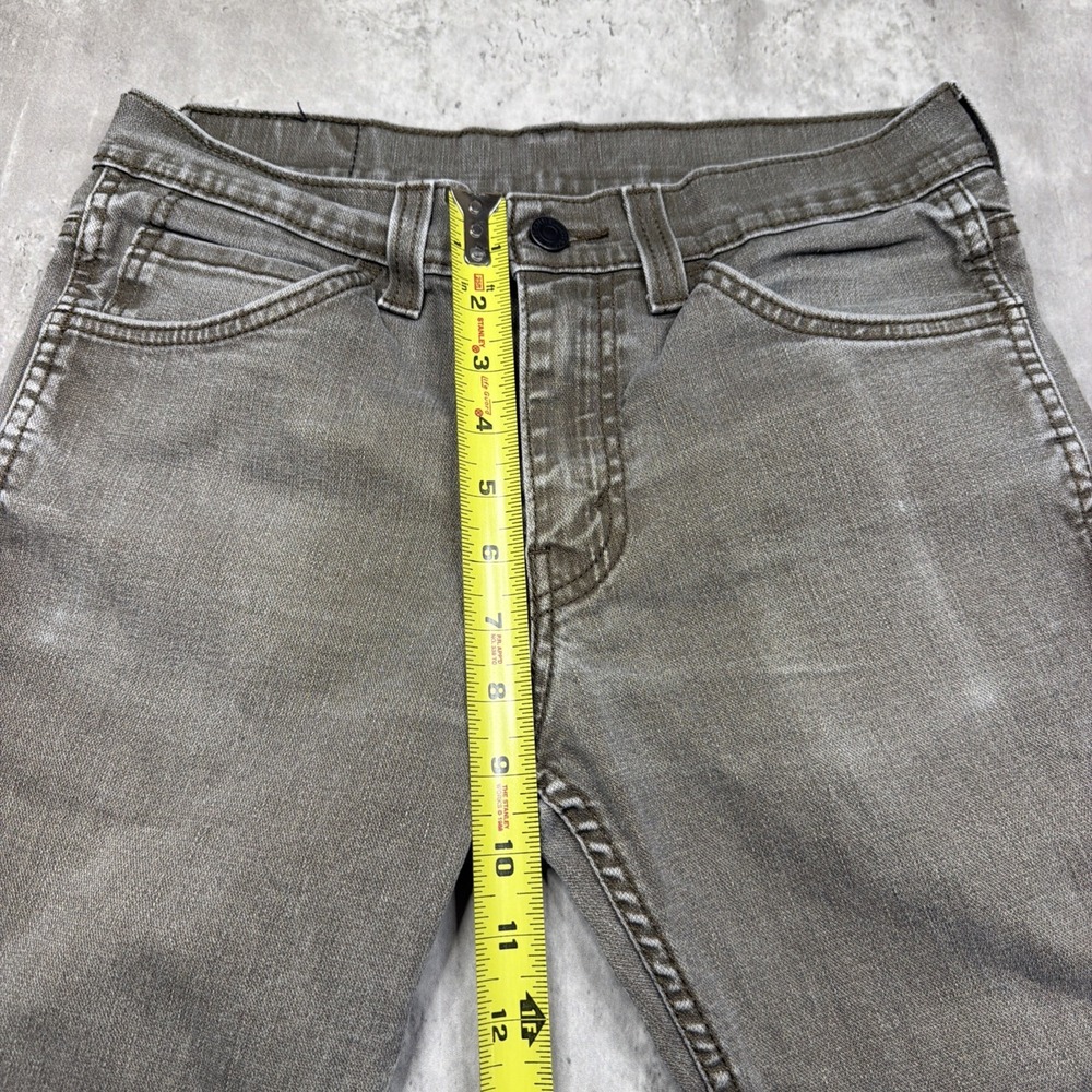 Levi's 511 Slim Fit Jeans Mens 30x30 Gray Wash Straight Leg Stretch Denim USA - Picture 7 of 12